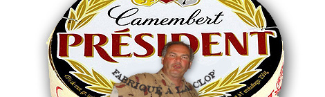 Notre bon Président dans la boîte à images