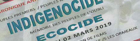 conférence génocide écocide Chaillé les Ormeaux